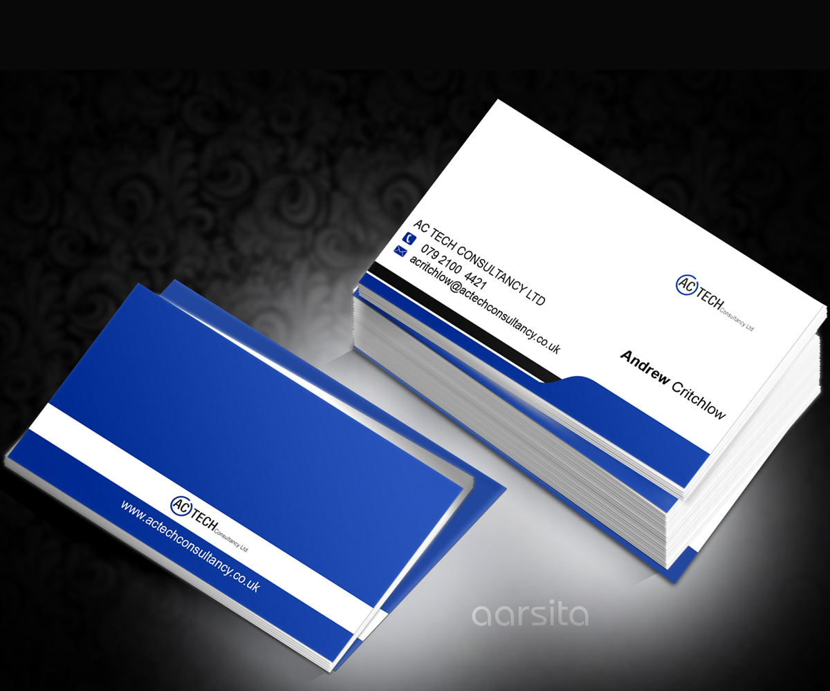 Design de Carte de Visite par aarsita pour AC Tech Consultancy Ltd | Design #3615264
