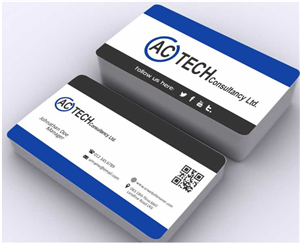 Diseño de Tarjeta de Presentación por AwsomeD para AC Tech Consultancy Ltd | Diseño: #3619338