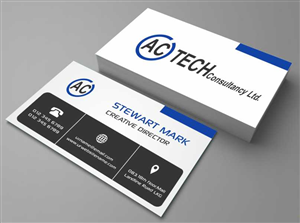 Diseño de Tarjeta de Presentación por AwsomeD para AC Tech Consultancy Ltd | Diseño: #3619340