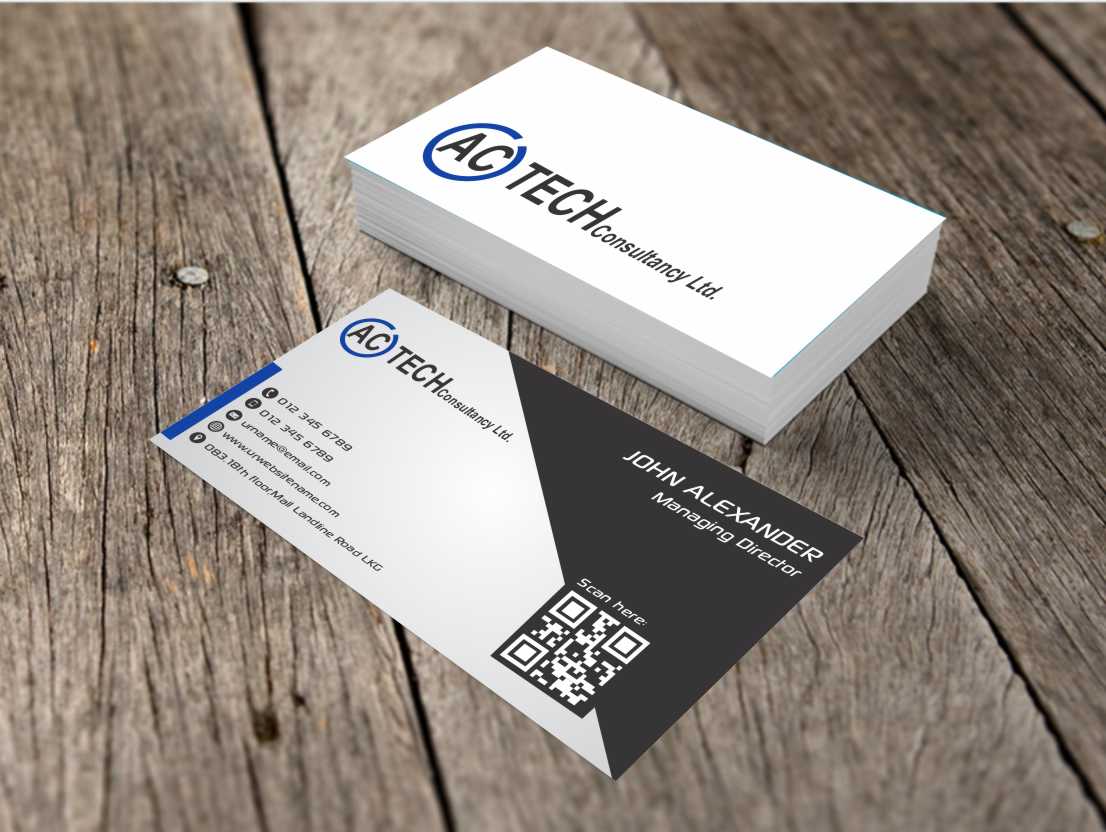 Business Card Design by AwsomeD for AC Tech Consultancy Ltd | Design #3619342