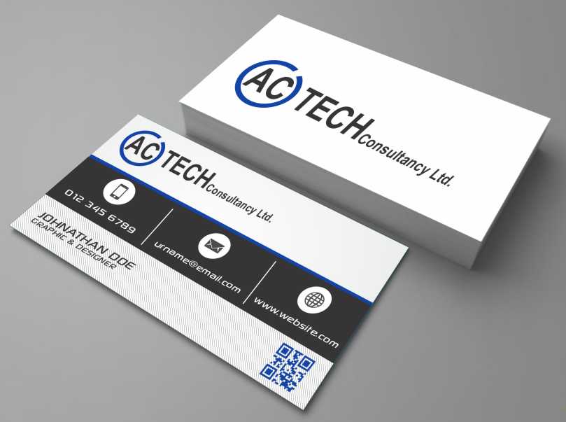 Diseño de Tarjeta de Presentación por AwsomeD para AC Tech Consultancy Ltd | Diseño #3619343