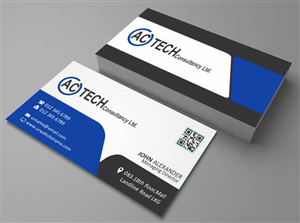 Diseño de Tarjeta de Presentación por AwsomeD para AC Tech Consultancy Ltd | Diseño: #3619349