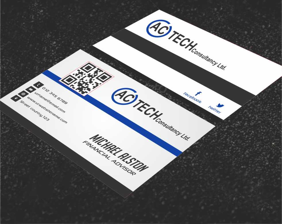 Diseño de Tarjeta de Presentación por AwsomeD para AC Tech Consultancy Ltd | Diseño #3619351