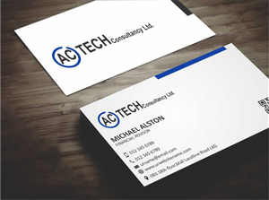 Design de Carte de Visite par AwsomeD pour AC Tech Consultancy Ltd | Design : #3619353