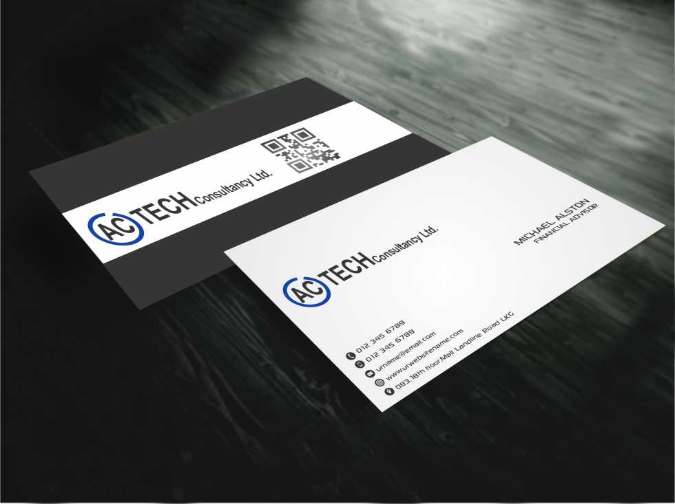 Design de Carte de Visite par AwsomeD pour AC Tech Consultancy Ltd | Design #3619355