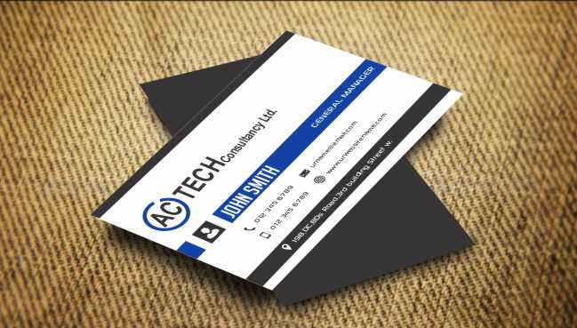 Design de Carte de Visite par AwsomeD pour AC Tech Consultancy Ltd | Design #3619358