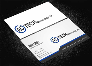Design de Carte de Visite par AwsomeD pour AC Tech Consultancy Ltd | Design : #3619360