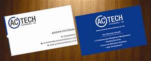Design de Carte de Visite par HarmiDesigning pour AC Tech Consultancy Ltd | Design : #3621775