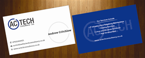 Design de Carte de Visite par HarmiDesigning pour AC Tech Consultancy Ltd | Design : #3622019