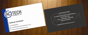 Design de Carte de Visite par HarmiDesigning pour AC Tech Consultancy Ltd | Design : #3622042