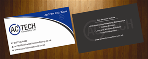 Design de Carte de Visite par HarmiDesigning pour AC Tech Consultancy Ltd | Design : #3622071