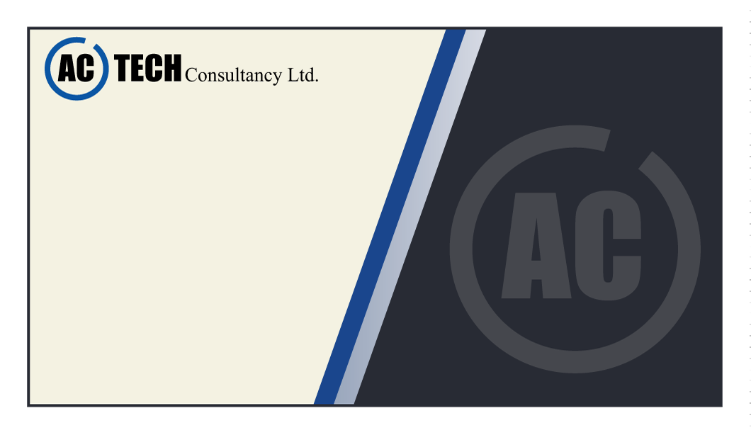 Business Card Design by mohdz AA for AC Tech Consultancy Ltd | Design #3615413