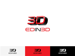 edin3D | Logo Design by 96 alex
