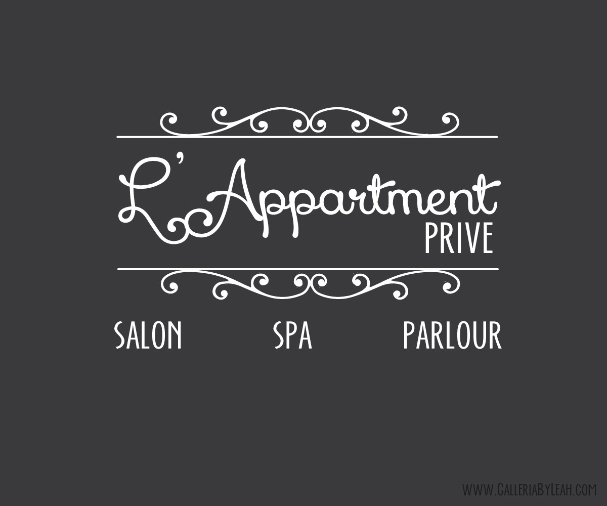 Logo Design by galleria.by.leah for L'Appartement Hair Boudoir | Design #3623413