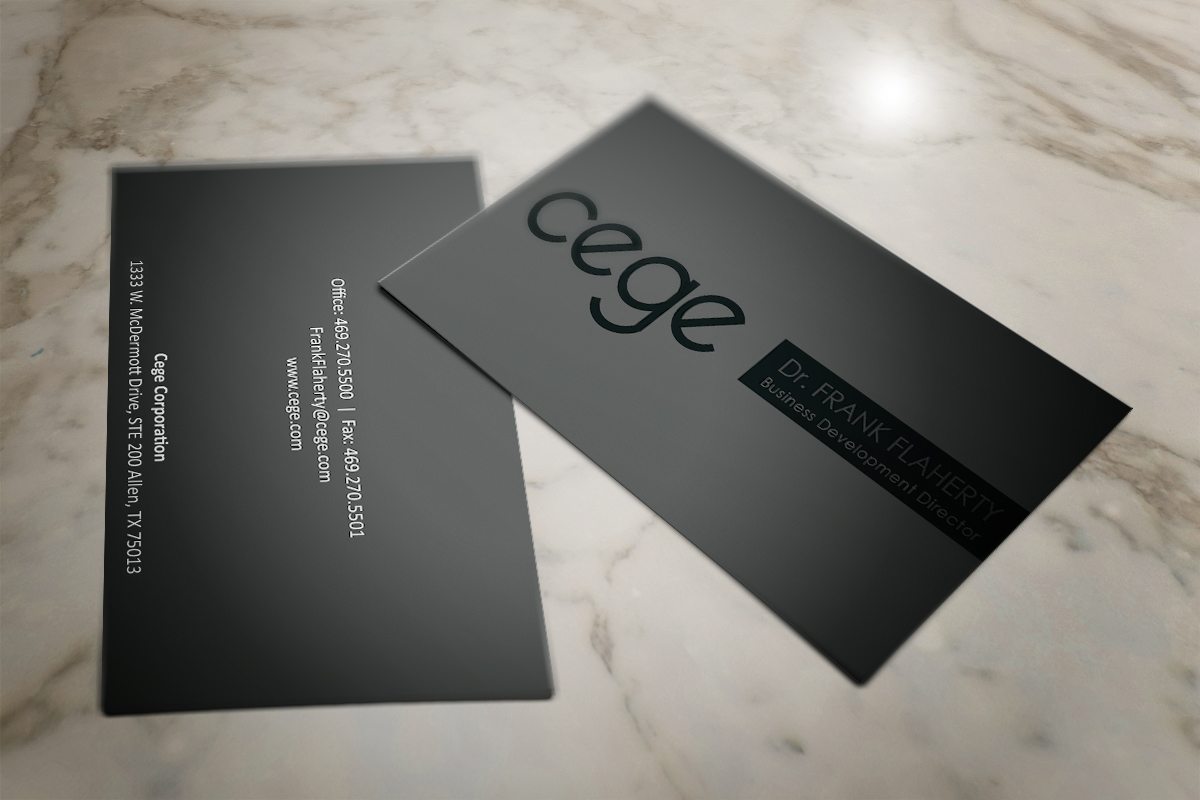 Visitenkarten-Design von MT für Cege Corporation | Design #3679744