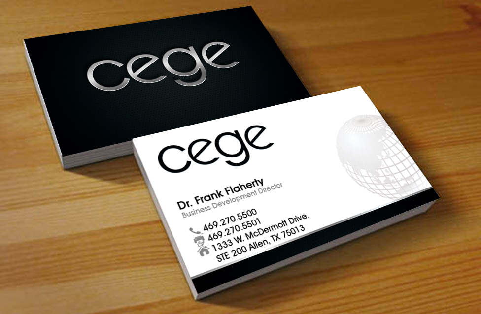 Business Card Design by Hardcore Design for Cege Corporation | Design #3682110
