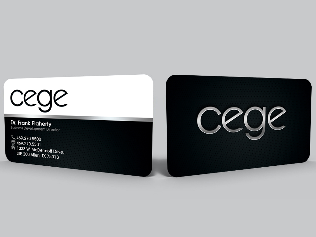 Design de Carte de Visite par Hardcore Design pour Cege Corporation | Design #3682448