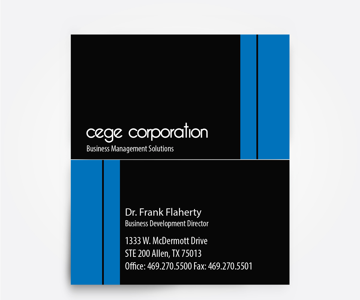 Design de Carte de Visite par senja pour Cege Corporation | Design #3651784