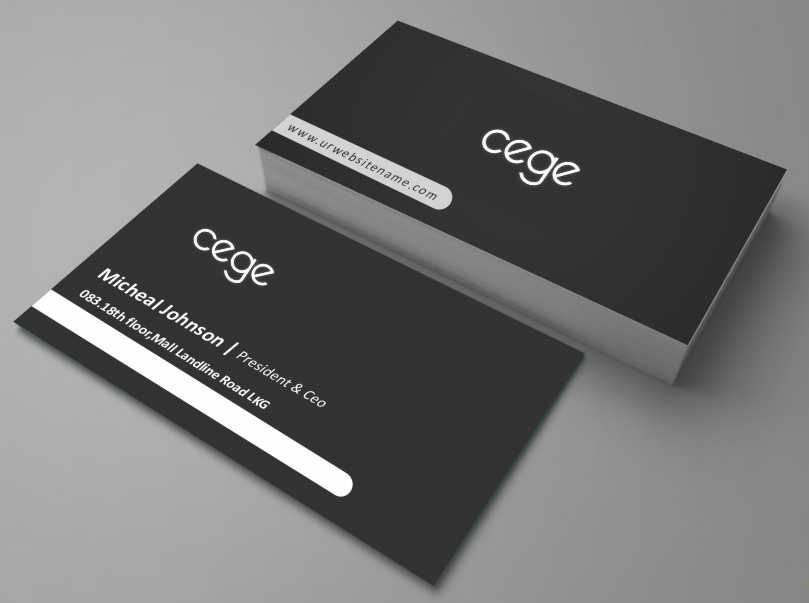 Business Card Design by AwsomeD for Cege Corporation | Design #3619408