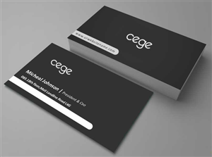 Business Card Design by AwsomeD for Cege Corporation | Design: #3619408