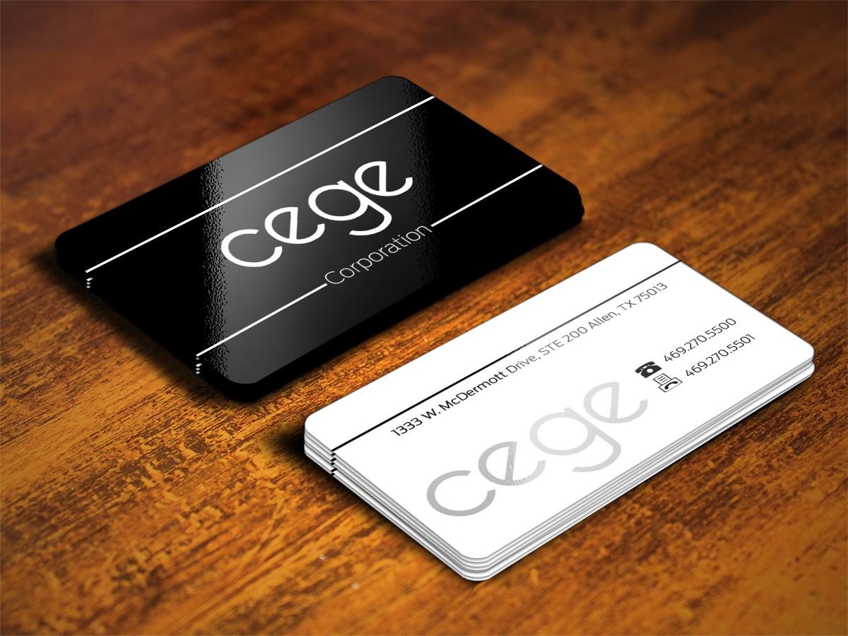 Business Card Design by Sajin for Cege Corporation | Design #3637712