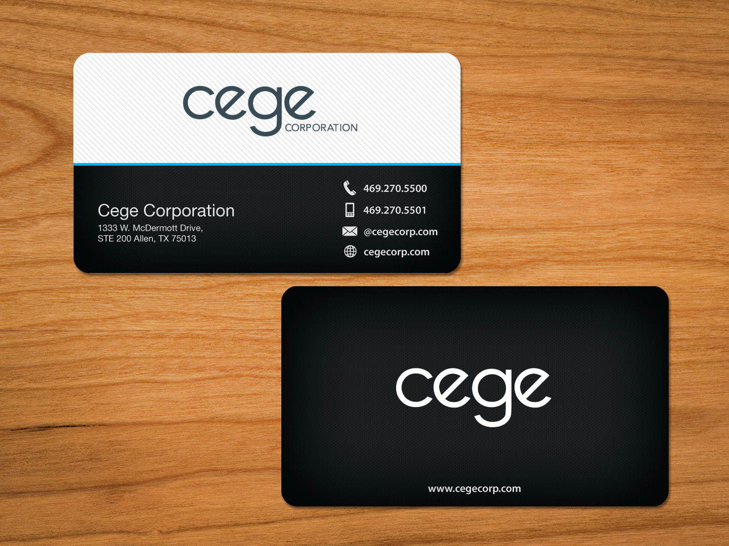 Design de Carte de Visite par ArtCrowd™ pour Cege Corporation | Design #3616582