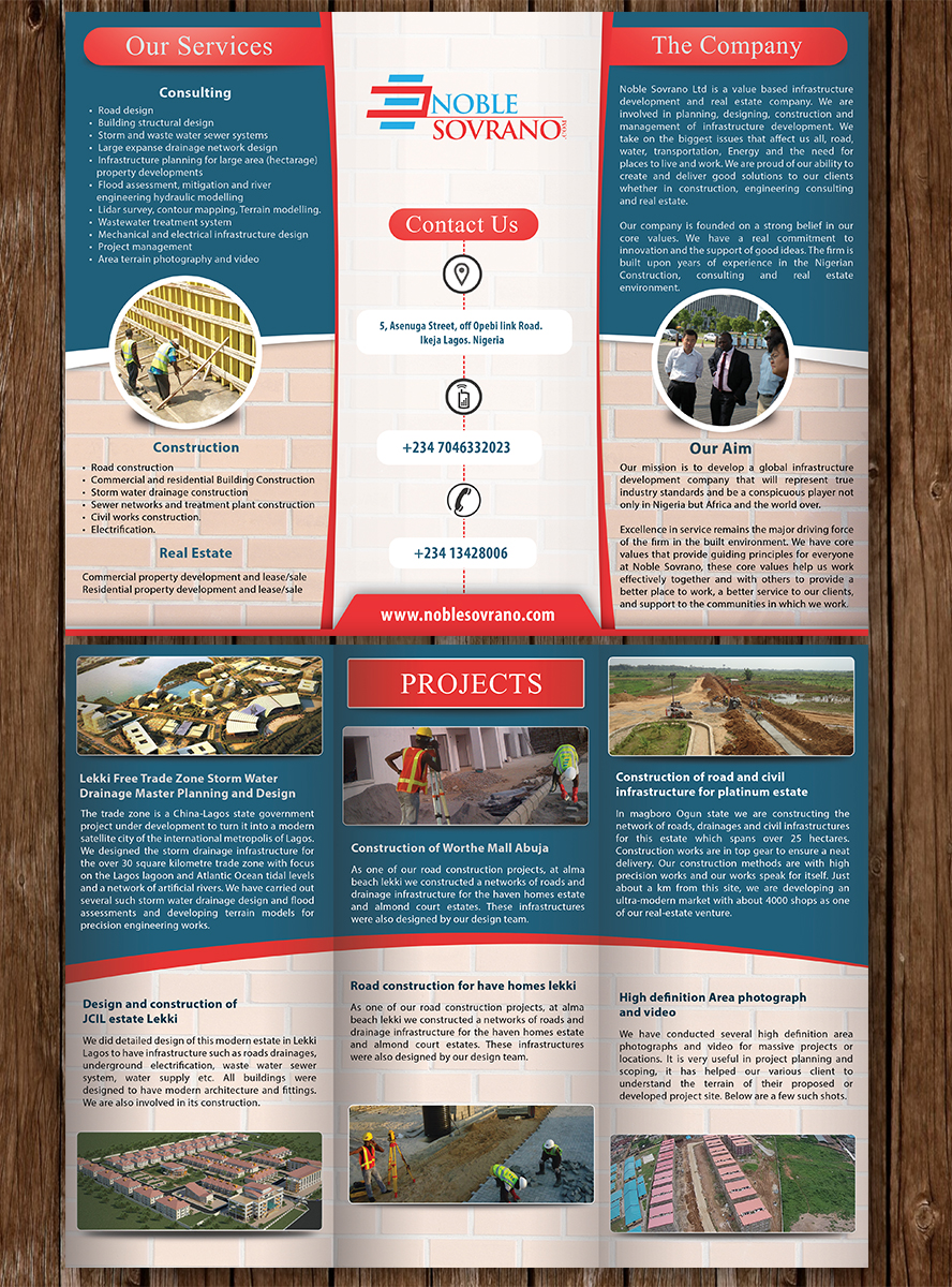 Brochure Design by rex-designs for this project | Design #5283885