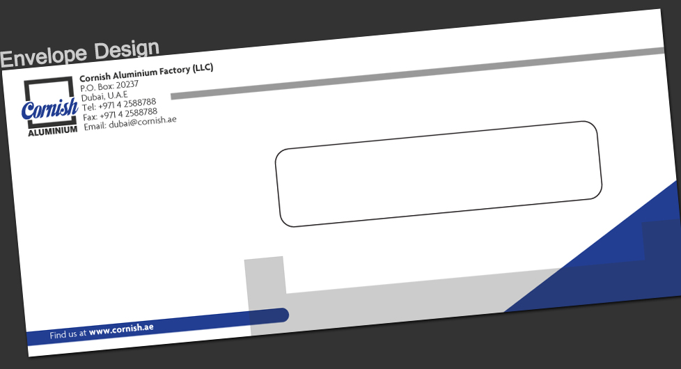 Stationery Design by Ritesh Singh for Cornish Aluminium | Design #916257