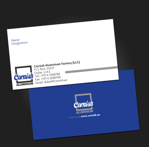 Stationery Design by Ritesh Singh for Cornish Aluminium | Design #916271