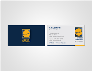 Stationery Design by Biswajit for Cornish Aluminium | Design: #930946