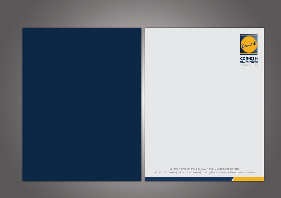 Stationery Design by Biswajit for Cornish Aluminium | Design #930961