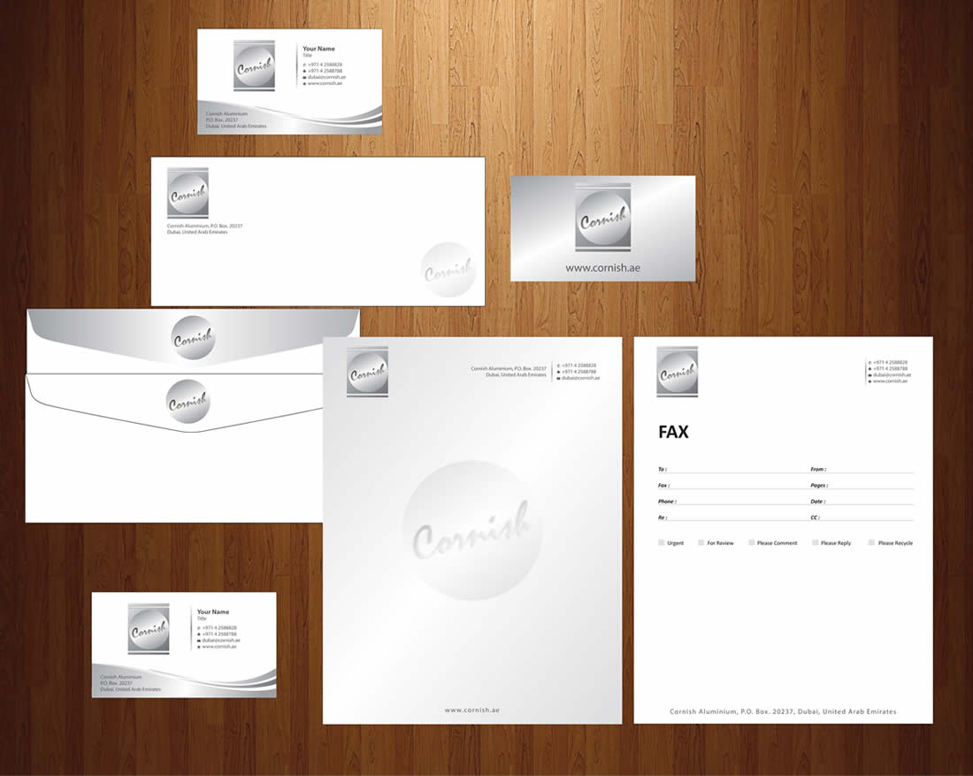 Stationery Design by Sbss for Cornish Aluminium | Design #908713