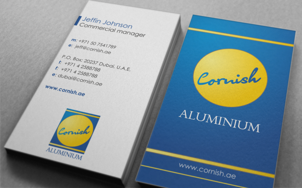 Stationery Design by HYPdesign for Cornish Aluminium | Design #906652