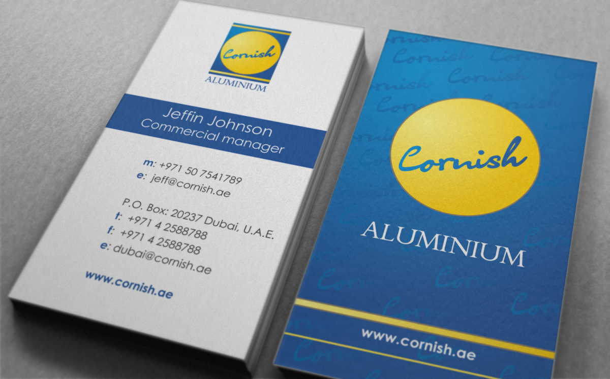 Stationery Design by HYPdesign for Cornish Aluminium | Design #906663