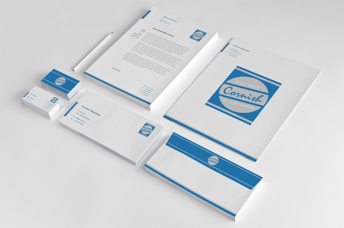 Stationery Design by Milovanovic for Cornish Aluminium | Design #933999