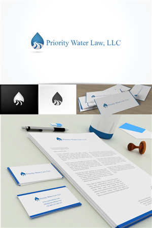 Priority Water Law, LLC | Logo Design by Outright Group