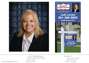 Signage Design by Source Media for The Larsen Team | Design: #3651961