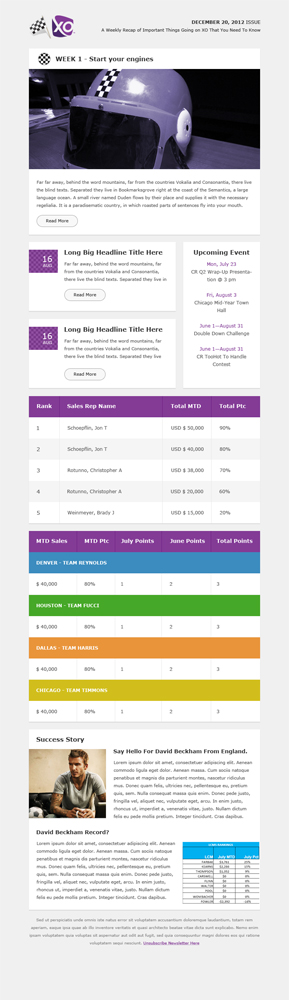 Newsletter Design by Budi Tanrim for this project | Design: #907712