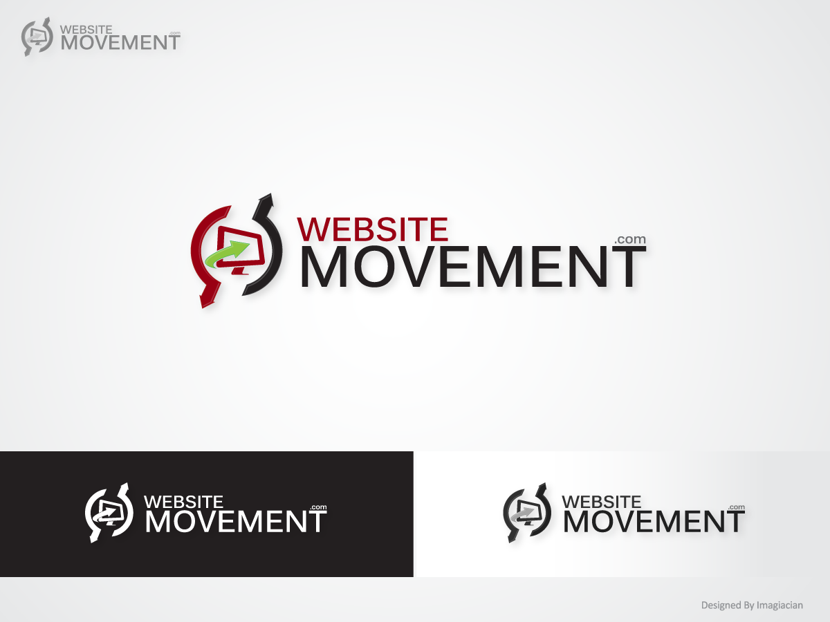 Logo Design by Imagiacian for Website Movement, LLC | Design #3617997