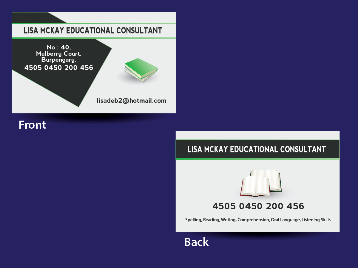 Business Card Design by Ishaa for this project | Design #3628627