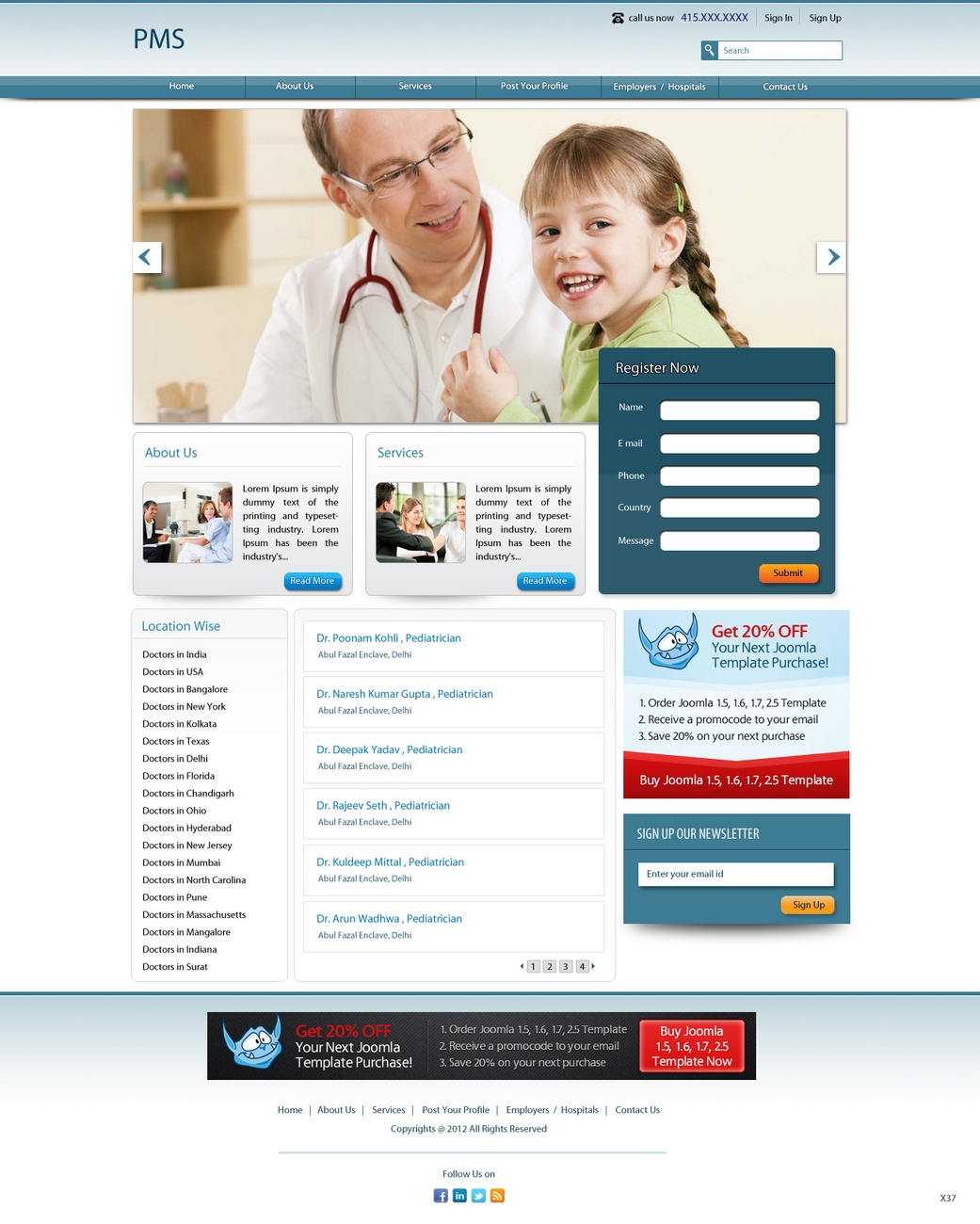 Diseño Web por pb para Kids Dental Kare | Diseño #909011