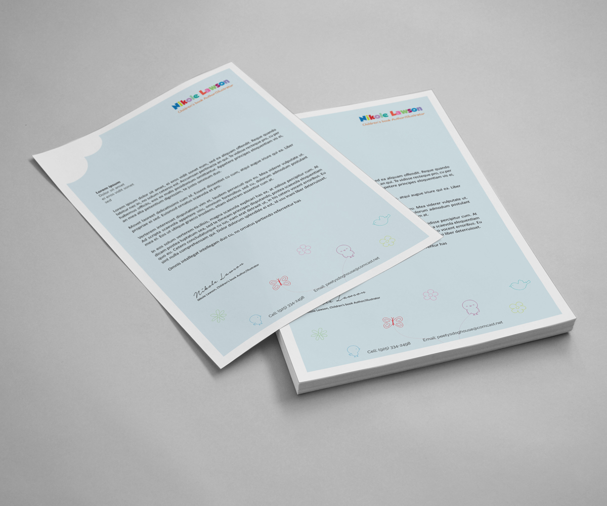 Letterhead Design by Creative Youngers for this project | Design #3630528