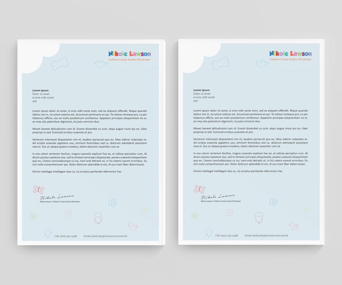 Letterhead Design by Creative Youngers for this project | Design #3637129