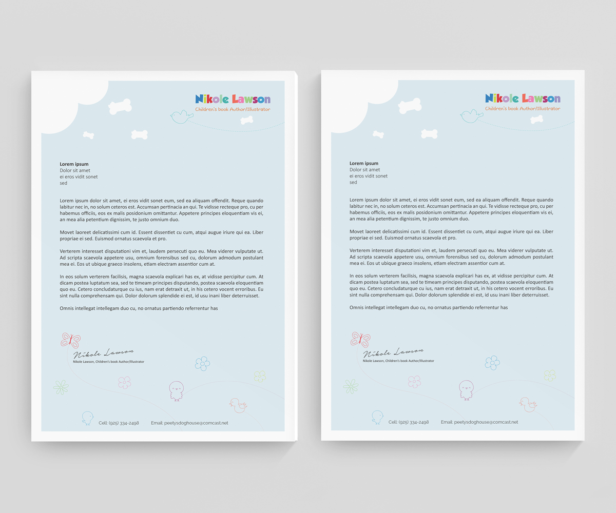Letterhead Design by Creative Youngers for this project | Design #3637149