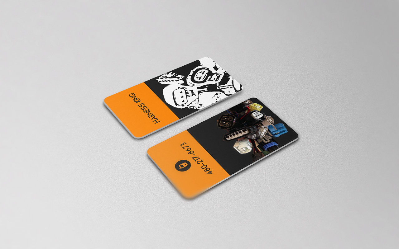 Diseño de Tarjeta de Presentación por ika_iko para Harness King | Diseño #3644539