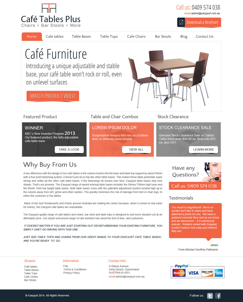 Wordpress Design by Chikki for Easyjust | Design: #3732107