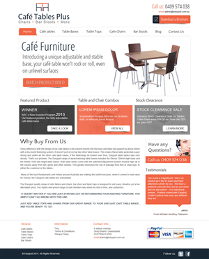 Web Site Upgrade. Word Press Design.