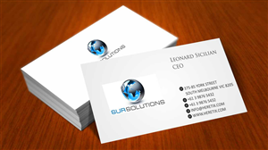 Business Card Design by AwsomeD for Sur Solutions | Design: #3619535