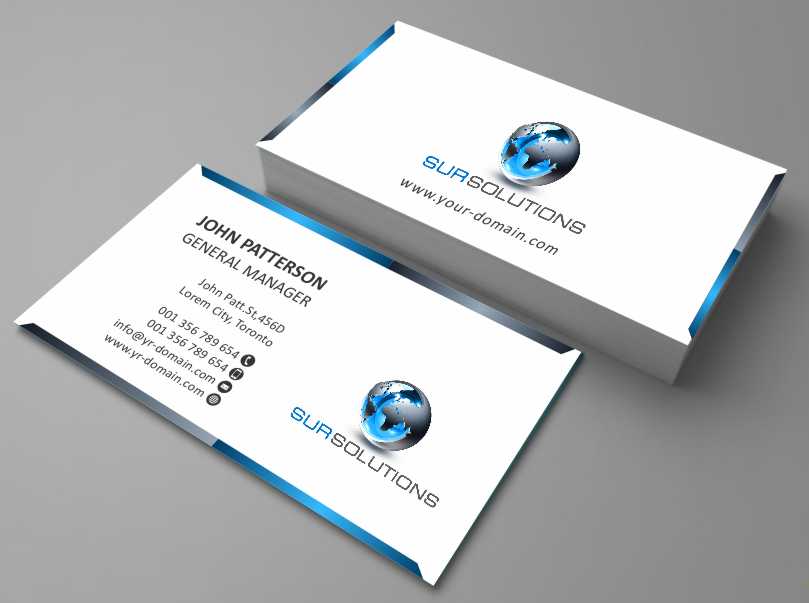 Business Card Design by AwsomeD for Sur Solutions | Design #3619544