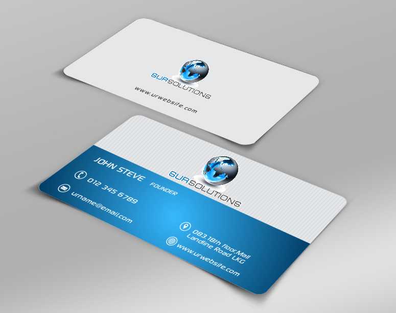 Business Card Design by AwsomeD for Sur Solutions | Design #3619548